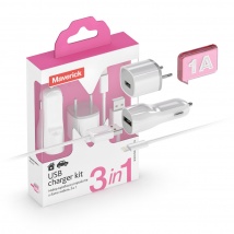    Maverick 1USB 2A + lightning 