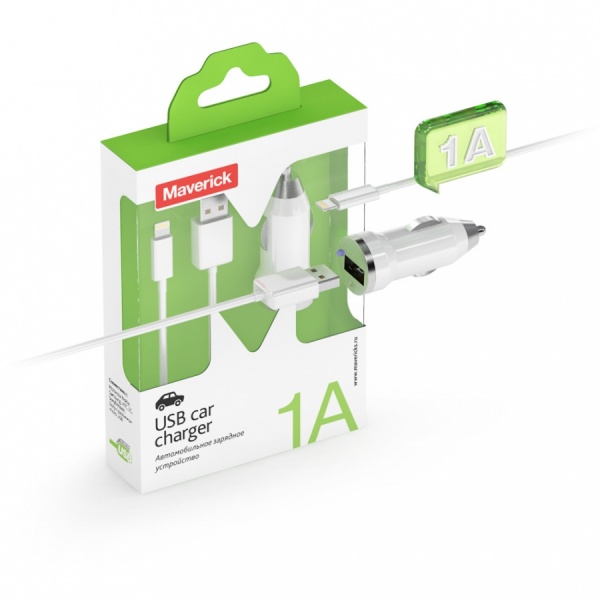  Maverick 1USB 1A +  lightning