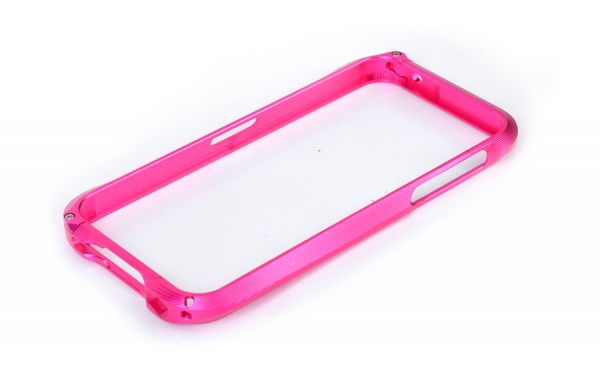 Алюминиевый бампер для iPhone 5 и iPhone 5s Cleave розовый