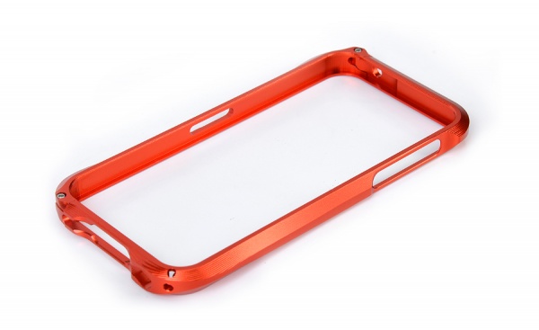 Алюминиевый бампер для iPhone 5 и iPhone 5s Cleave красный