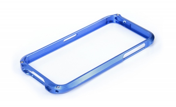 Алюминиевый бампер для iPhone 5 и iPhone 5s Cleave синий